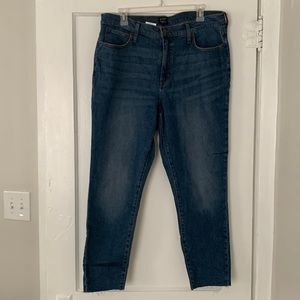 NWT J Crew Factory 10” high rise skinny all-day stretch SIZE 32